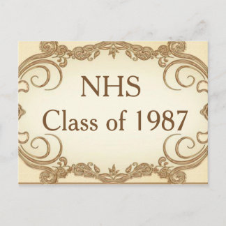 Class Reunion Postcard