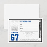 Class Reunion Response Card