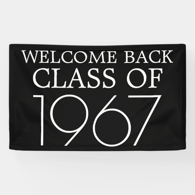 Class Reunion | Welcome Back Banner (Horizontal)