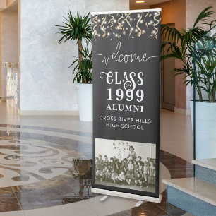 Class Reunion Welcome Class Year Alumni Photo Retractable Banner