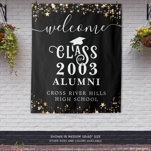 Class Reunion Welcome Class Year Alumni Typography Tapestry