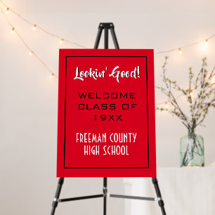 Class reunion WELCOME Foam Board