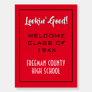 Class reunion WELCOME Foam Board