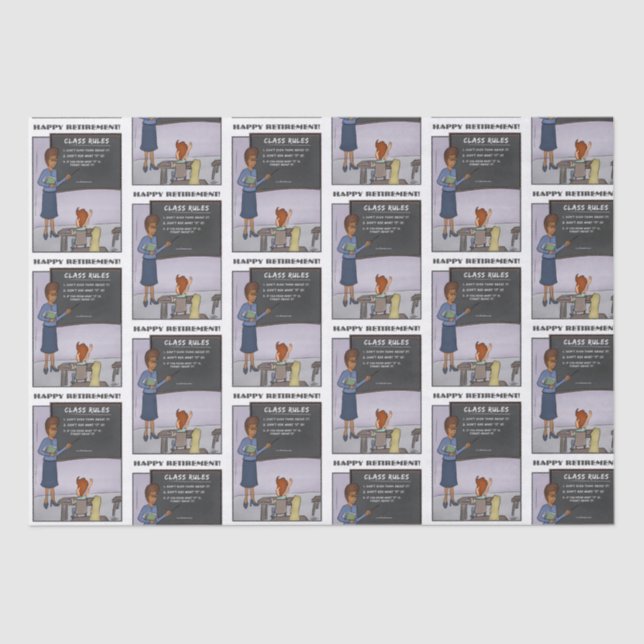 Class Rules Tissue Paper (Front)