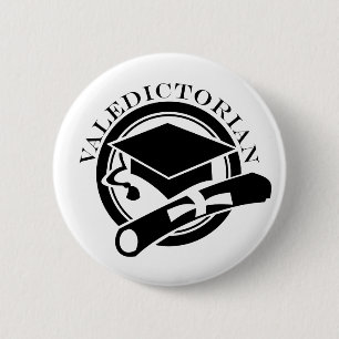 Class Valedictorian Gift Button