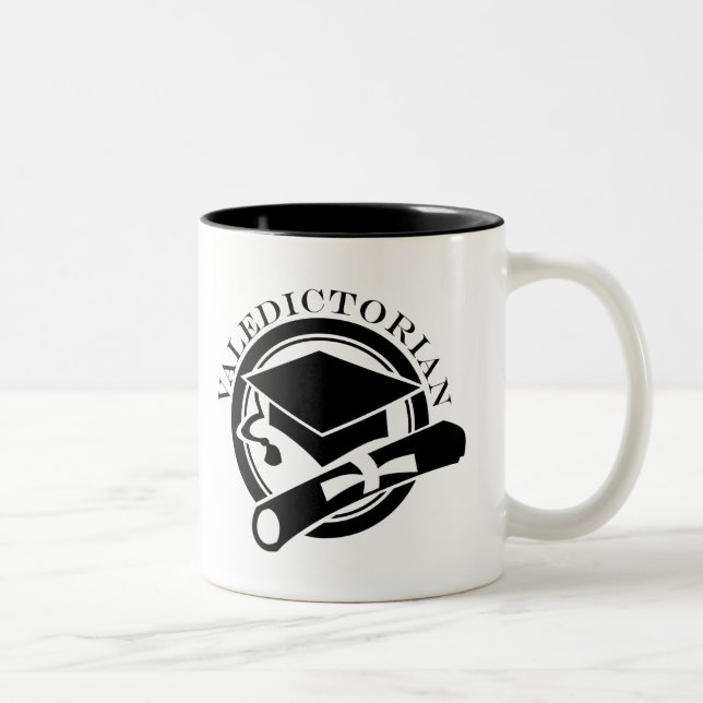 Class Valedictorian Gift Two-Tone Coffee Mug (Right)