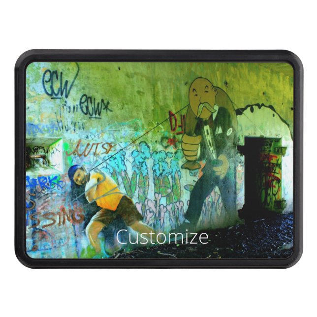 Class warfare graffiti Thunder_Cove Hitch Cover (Front)