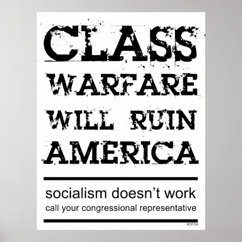 Class Warfare Poster