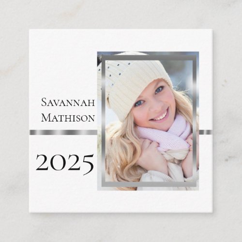 Class Year Graduation Insert Name  Photo Cards