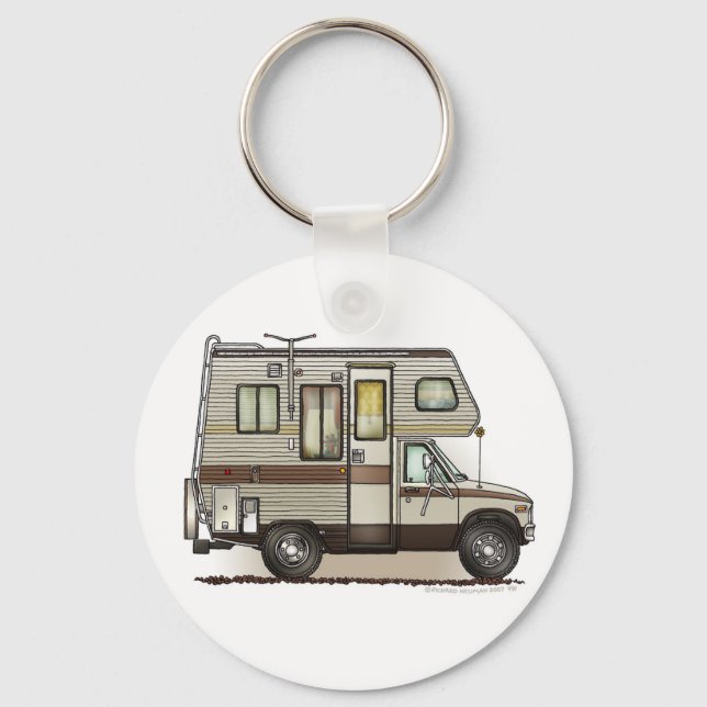 ClassC Camper RV Key Chains (Front)