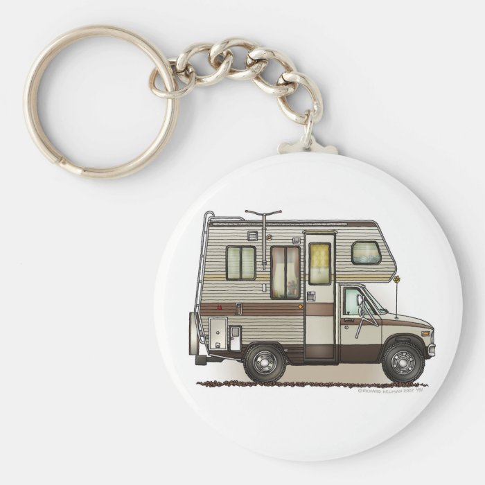 ClassC Camper RV Key Chains Zazzle