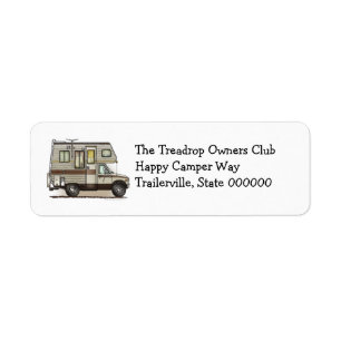 ClassC Camper RV Magnets Label