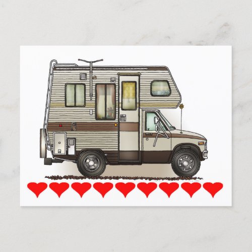 ClassC Camper RV Magnets Postcard