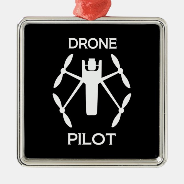 Classes Drone Pilot Metal Ornament (Front)