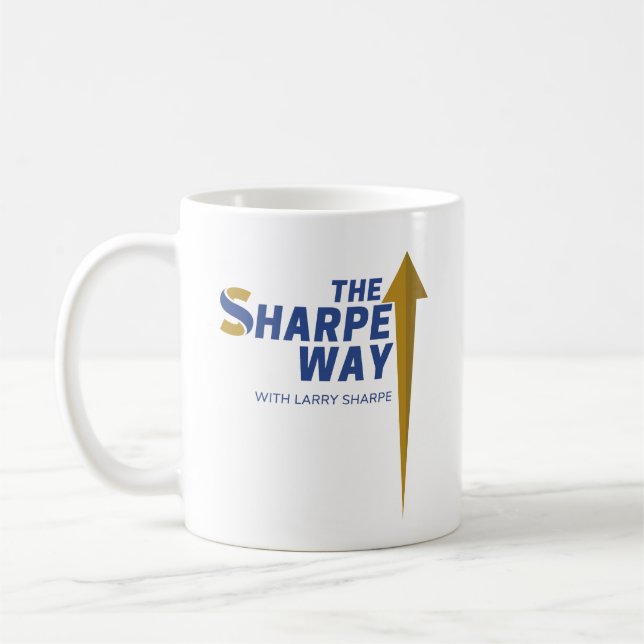 Classic 15 oz. Mug, Sharpe Way Coffee Mug (Left)