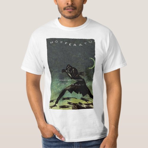 Classic 1922 Nosferatu Poster T_Shirt