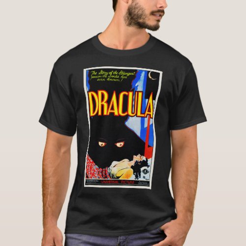 Classic 1931 Dracula Poster T_Shirt 