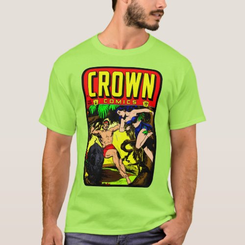 Classic 1940s Crown Comics T_Shirt
