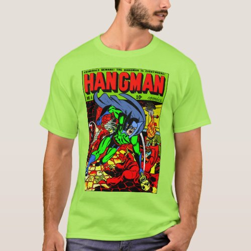 Classic 1940s HANGMAN Comics T_Shirt