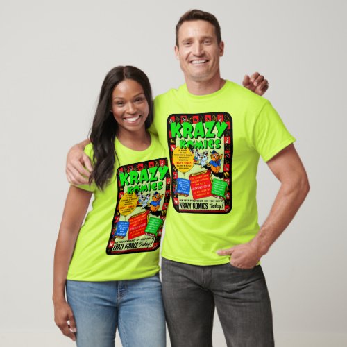 Classic 1940s KRAZY Komics T_Shirt