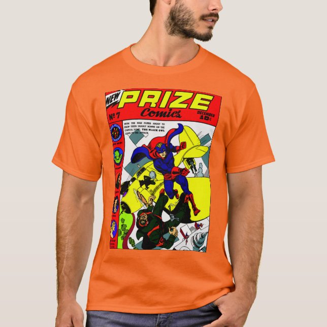 Classic 1940's PRIZE Comics T-Shirt (Front)