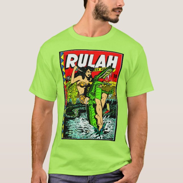 Classic 1940's RULAH Comics T-Shirt (Front)