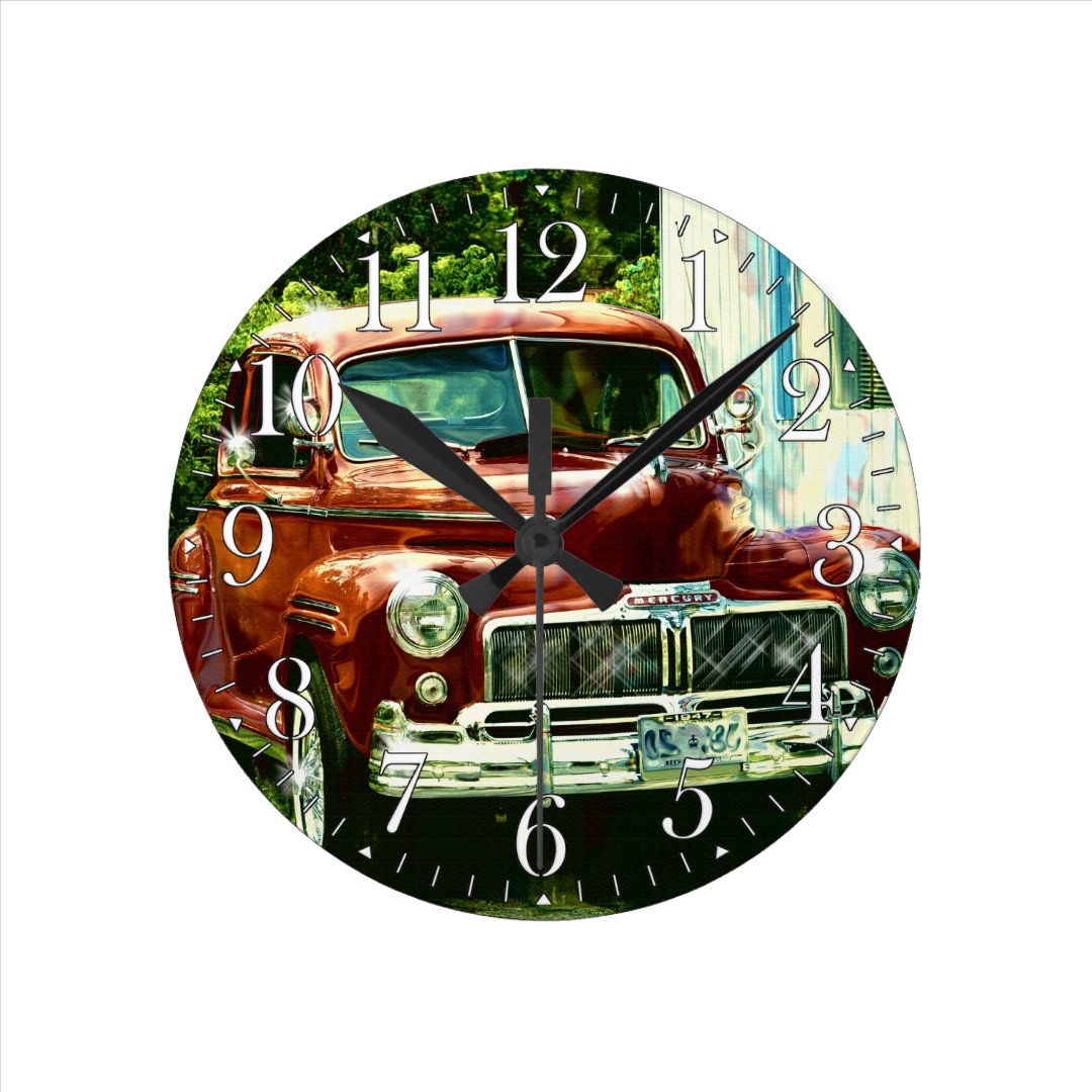Classic 1947 Car Collector Wall Clock Zazzle