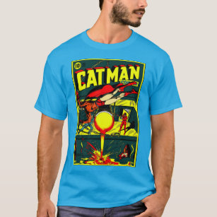 Classic 1950's Cat-Man Comics T-Shirt