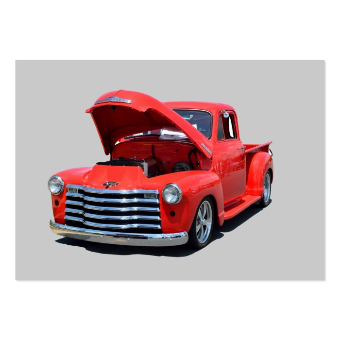 Classic 1950's Chevrolet Pickup Truck Business Card Templates