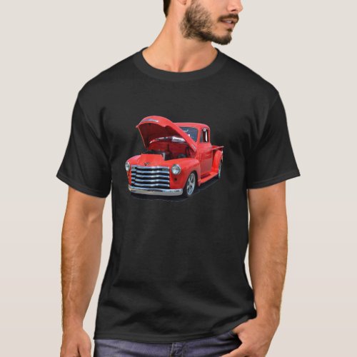 Classic 1950s Chevrolet Pickup Truck T_Shirt