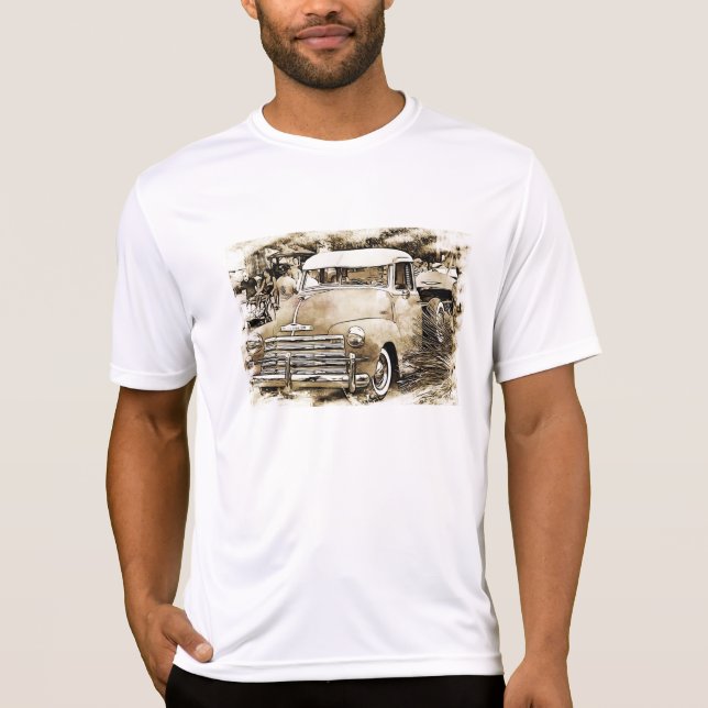 Classic 1950's Chevy Chevrolet Truck T-Shirt (Front)