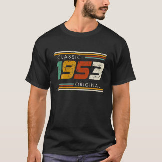 Classic 1953 Original Vintage 70Th Birthday T-Shirt