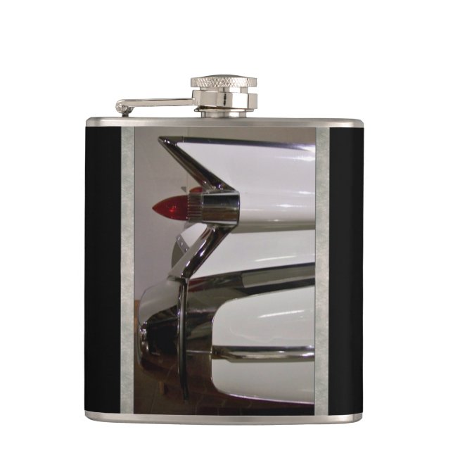 Classic 1959 Cadillac Fin 6 oz. Flask (Front)