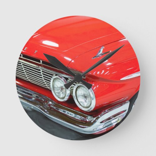 Classic 1961 Chevrolet Impala Round Clock