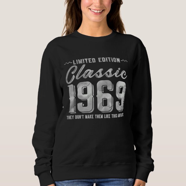 Classic 1969  B Day Vintage Fun Retro Sweatshirt (Front)
