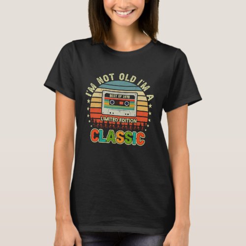 Classic 1970 51 Years Old Birthday For Husband or  T_Shirt