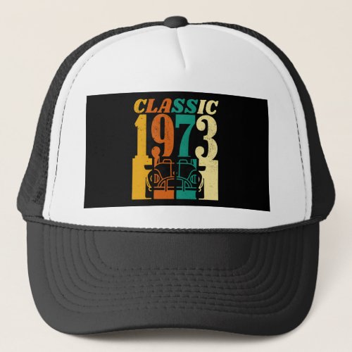 Classic 1973 51st Birthday Trucker Hat