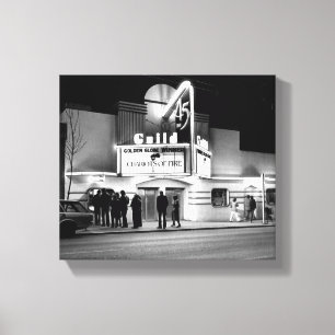 Classic 1980's Movie Theater Canvas Print