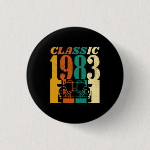 Classic 1983 43rd Birthday Button