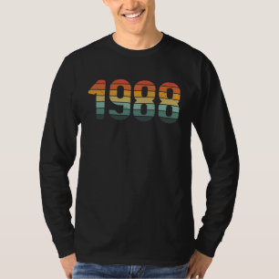 Classic 1988  BDay Vintage Sunset T-Shirt