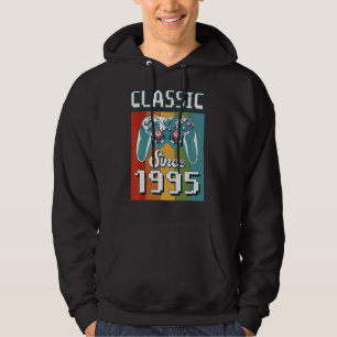 Classic 1995 27th Birthday Video Game Controller G Hoodie
