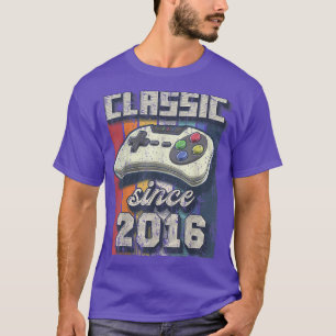 Classic 2016 6th Birthday Retro Video Game Control T-Shirt