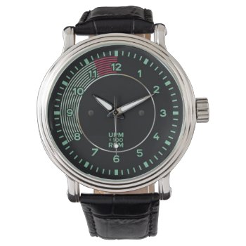 Classic 356 Rev Counter  Old Air-cooled Sports Car Watch by techvinci at Zazzle