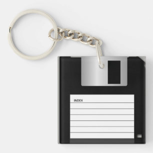 Classic 3.5" Floppy Disk Keychain