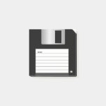Classic 3.5" Floppy Disk Notes Black Corner