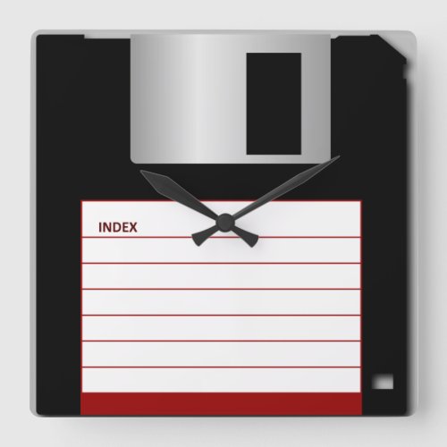 Classic 35 Floppy Disk Square Clock