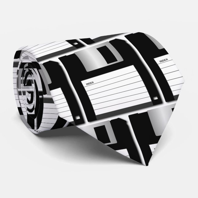 Classic 3.5" Floppy Disk Tie (Rolled)