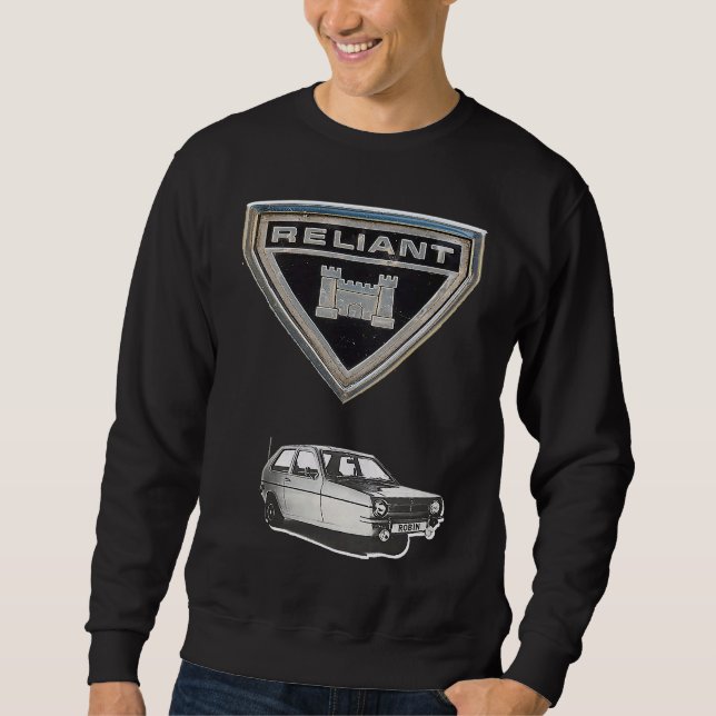 Classic 3 Wheel Car Reliant Robin MK Sweatshirt (Front)
