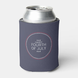 Classic 4th of July Independence Day Can Cooler