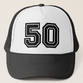 Classic 50th Birthday Party Trucker Hat by TomR1953 at Zazzle